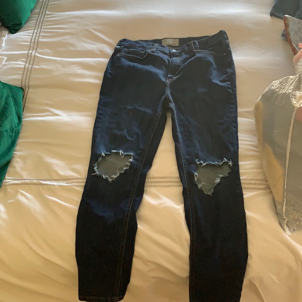 Free People distressed jeans